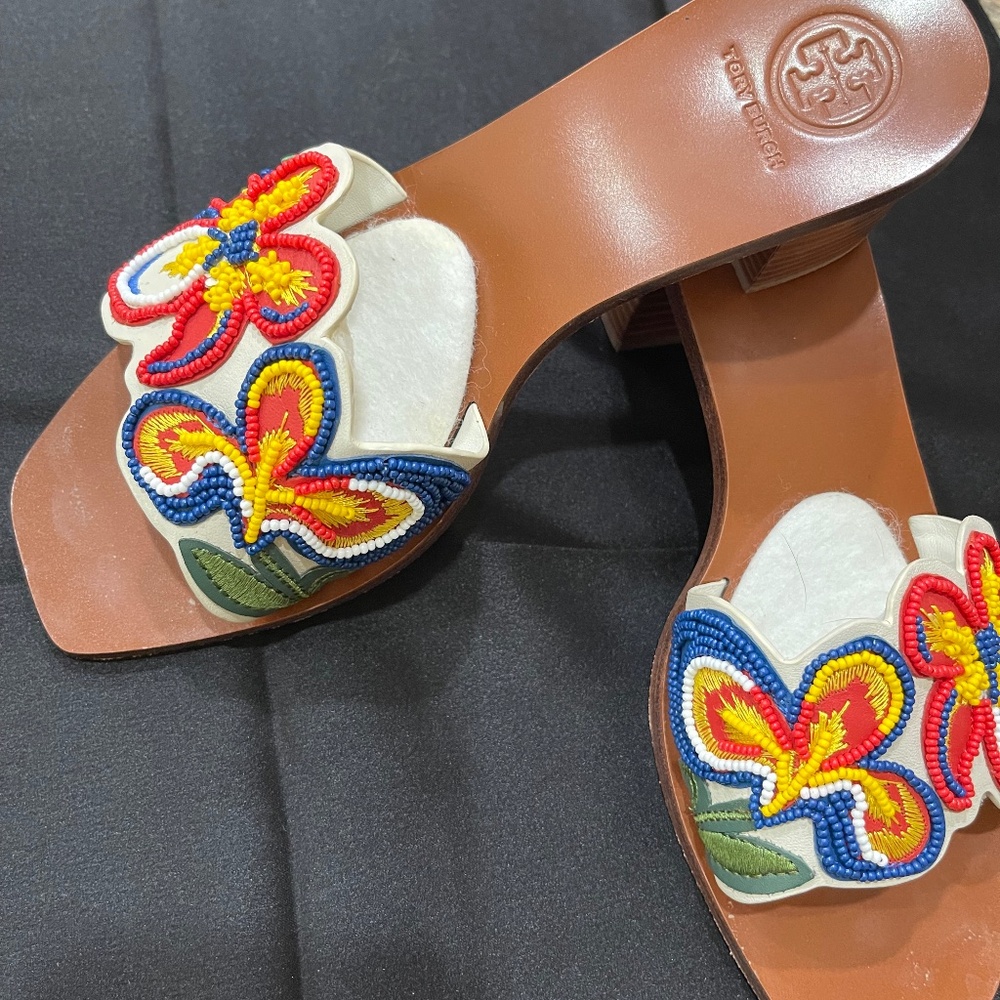 TORY BURCH MULES - Size 6